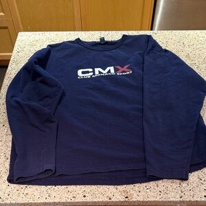 Men’s Club Monaco Navy Blue CMX Sweatshirt